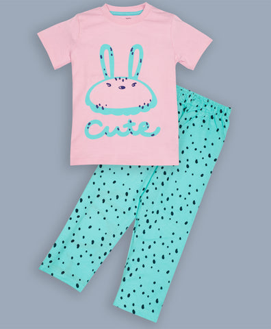 V Kids Cute Rabbit Nightwear