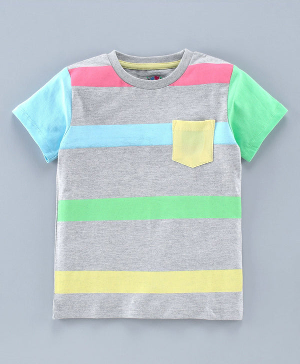 Ventra Multicolored Striped T-Shirt