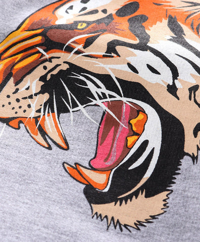 Ventra Tiger Sleeves Grey Sweatshirt