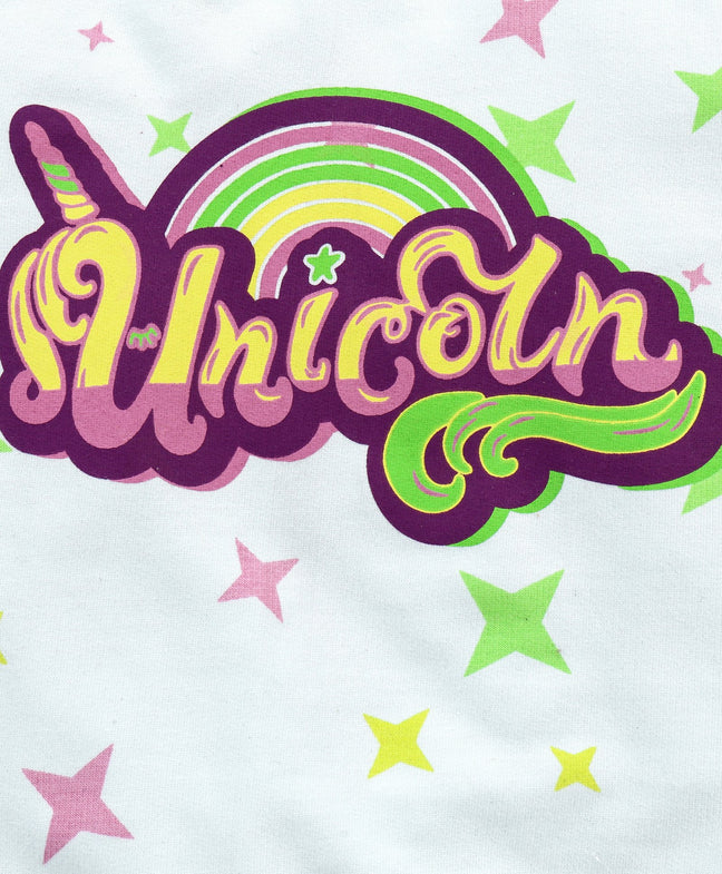 Ventra Girls Rainbow Unicorn Sweatshirt