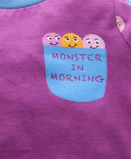Ventra Girls  Monster Print Nightwear