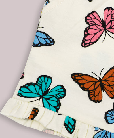 Ventra Butterfly Shorts Set