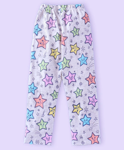 Ventra Girls Ecru Star Nightwear