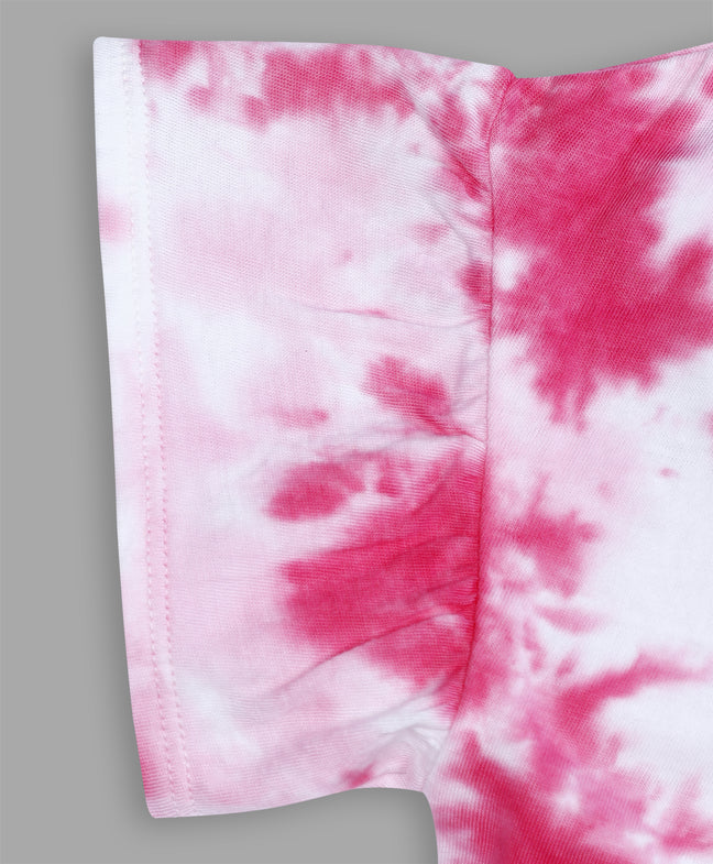 Ventra Girls Pink Smiley Shorts Set