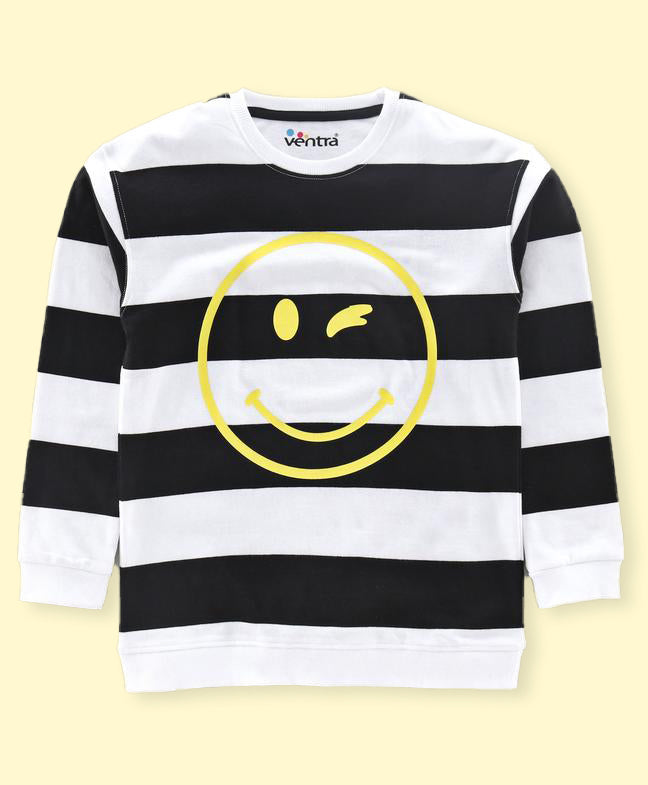 Ventra Smiley Stripes Sweatshirt