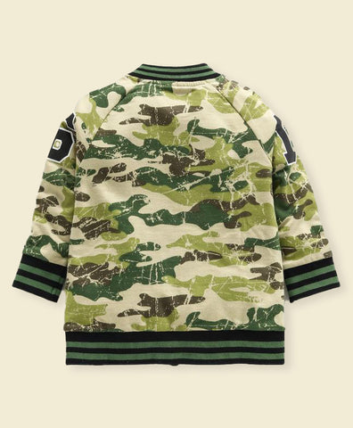 Ventra Boys Camouflage Print Jacket