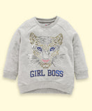 Ventra Girl Boss Grey Mel Sweatshirt